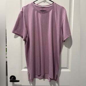 Men's Nike Yoga Dri Fit Lilac Short Sleeve Tee Tshirt